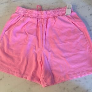 Old Navy Pink Athletic Shorts Vibrant Comfortable Elastic Waistband